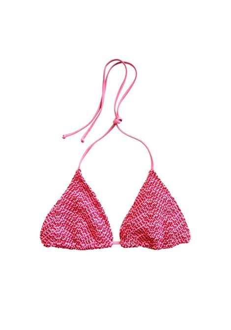 Costume donna Leah MC2 Saint Barth 00337H Rosa crochet spalline sottili coppe rimovibili MC2 SAINT BARTH | Costume | LEAH00337H21